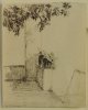 1919 - Balcone con vaso di fiori a Formia